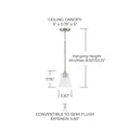 CAPITAL LIGHTING, BAKER PENDANT, PENDANT LIGHT