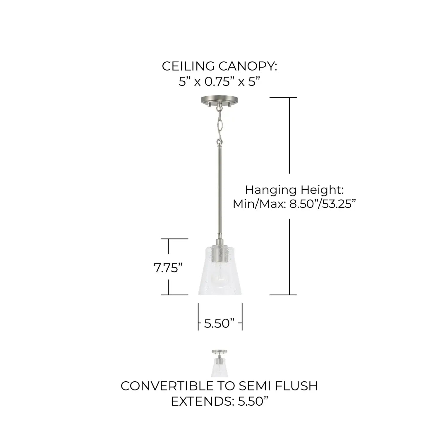 CAPITAL LIGHTING, BAKER PENDANT, PENDANT LIGHT