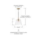 CAPITAL LIGHTING, BAKER PENDANT, PENDANT LIGHT
