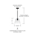CAPITAL LIGHTING, BAKER PENDANT, PENDANT LIGHT