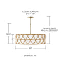 CAPITAL LIGHTING, TULUM PENDANT, PENDANT LIGHT