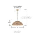 CAPITAL LIGHTING, NAOMI PENDANT, PENDANT LIGHT