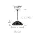 CAPITAL LIGHTING, NAOMI PENDANT, PENDANT LIGHT
