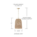CAPITAL LIGHTING, NAOMI PENDANT, PENDANT LIGHT