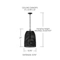 CAPITAL LIGHTING, NAOMI PENDANT, PENDANT LIGHT