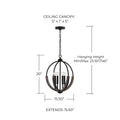 CAPITAL LIGHTING, CLIVE PENDANT, PENDANT LIGHT
