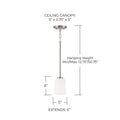CAPITAL LIGHTING, LAWSON PENDANT, PENDANT LIGHT