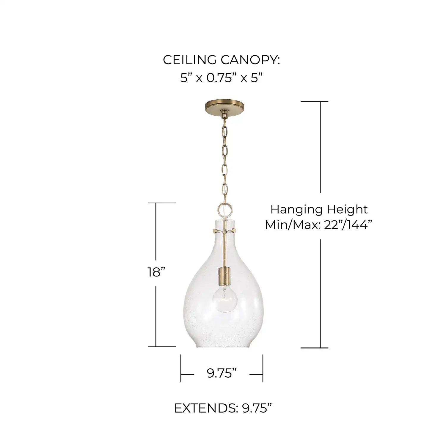 CAPITAL LIGHTING, BRENTWOOD PENDANT, PENDANT LIGHT