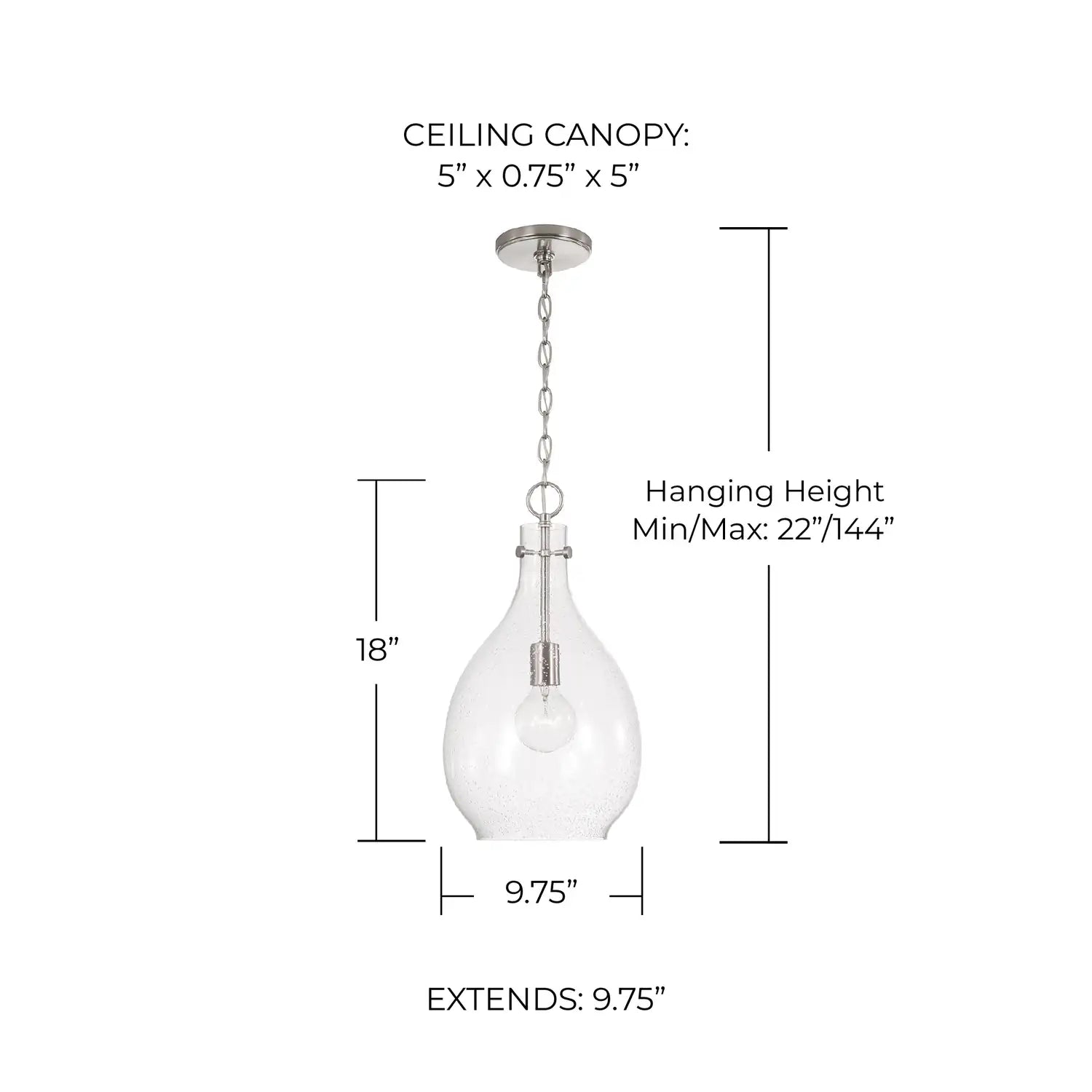 CAPITAL LIGHTING, BRENTWOOD PENDANT, PENDANT LIGHT