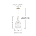 CAPITAL LIGHTING, BRENTWOOD PENDANT, PENDANT LIGHT