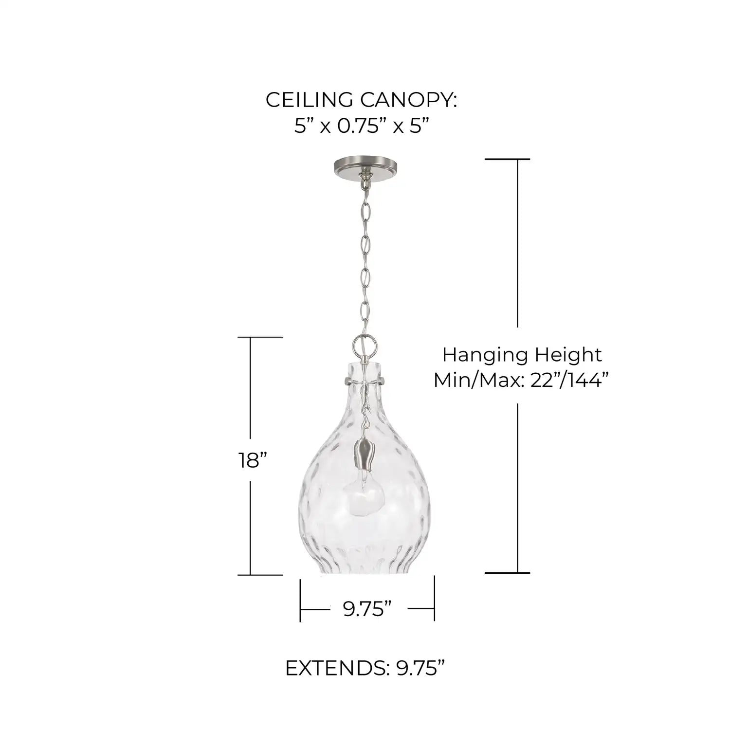 CAPITAL LIGHTING, BRENTWOOD PENDANT, PENDANT LIGHT
