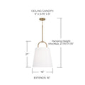 CAPITAL LIGHTING, BRODY PENDANT, PENDANT LIGHT