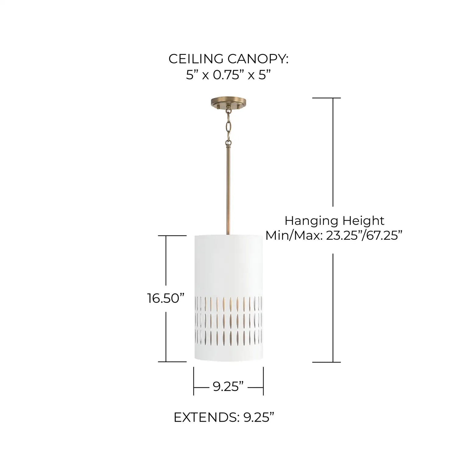CAPITAL LIGHTING, DASH PENDANT, PENDANT LIGHT