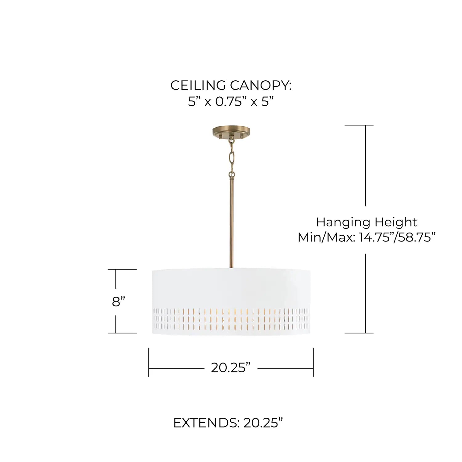 CAPITAL LIGHTING, DASH PENDANT, PENDANT LIGHT