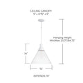 CAPITAL LIGHTING, PALOMA PENDANT, PENDANT LIGHT