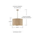 CAPITAL LIGHTING, DONOVAN PENDANT, PENDANT LIGHT