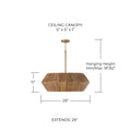 CAPITAL LIGHTING, NADEAU PENDANT, PENDANT LIGHT