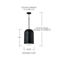 CAPITAL LIGHTING, DOLBY PENDANT, PENDANT LIGHT