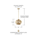 CAPITAL LIGHTING, MARGEAUX PENDANT, PENDANT LIGHT