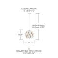 CAPITAL LIGHTING, MARGEAUX PENDANT, PENDANT LIGHT