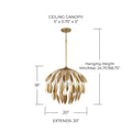 CAPITAL LIGHTING, MARGEAUX PENDANT, PENDANT LIGHT