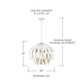 CAPITAL LIGHTING, MARGEAUX PENDANT, PENDANT LIGHT