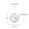 CAPITAL LIGHTING, MARGEAUX PENDANT, PENDANT LIGHT