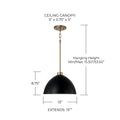 CAPITAL LIGHTING, ROSS PENDANT, PENDANT LIGHT