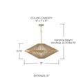 CAPITAL LIGHTING, MAYA PENDANT, PENDANT LIGHT