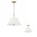 CAPITAL LIGHTING, PARSON SEMI-FLUSH, PENDANT LIGHT