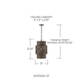CAPITAL LIGHTING, ELIANA PENDANT, PENDANT LIGHT