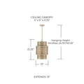 CAPITAL LIGHTING, ELIANA PENDANT, PENDANT LIGHT