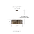 CAPITAL LIGHTING, ELIANA PENDANT, PENDANT LIGHT