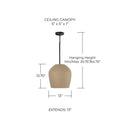 CAPITAL LIGHTING, DELLA PENDANT, PENDANT LIGHT