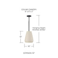 CAPITAL LIGHTING, DELLA PENDANT, PENDANT LIGHT