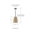 CAPITAL LIGHTING, DELLA PENDANT, PENDANT LIGHT