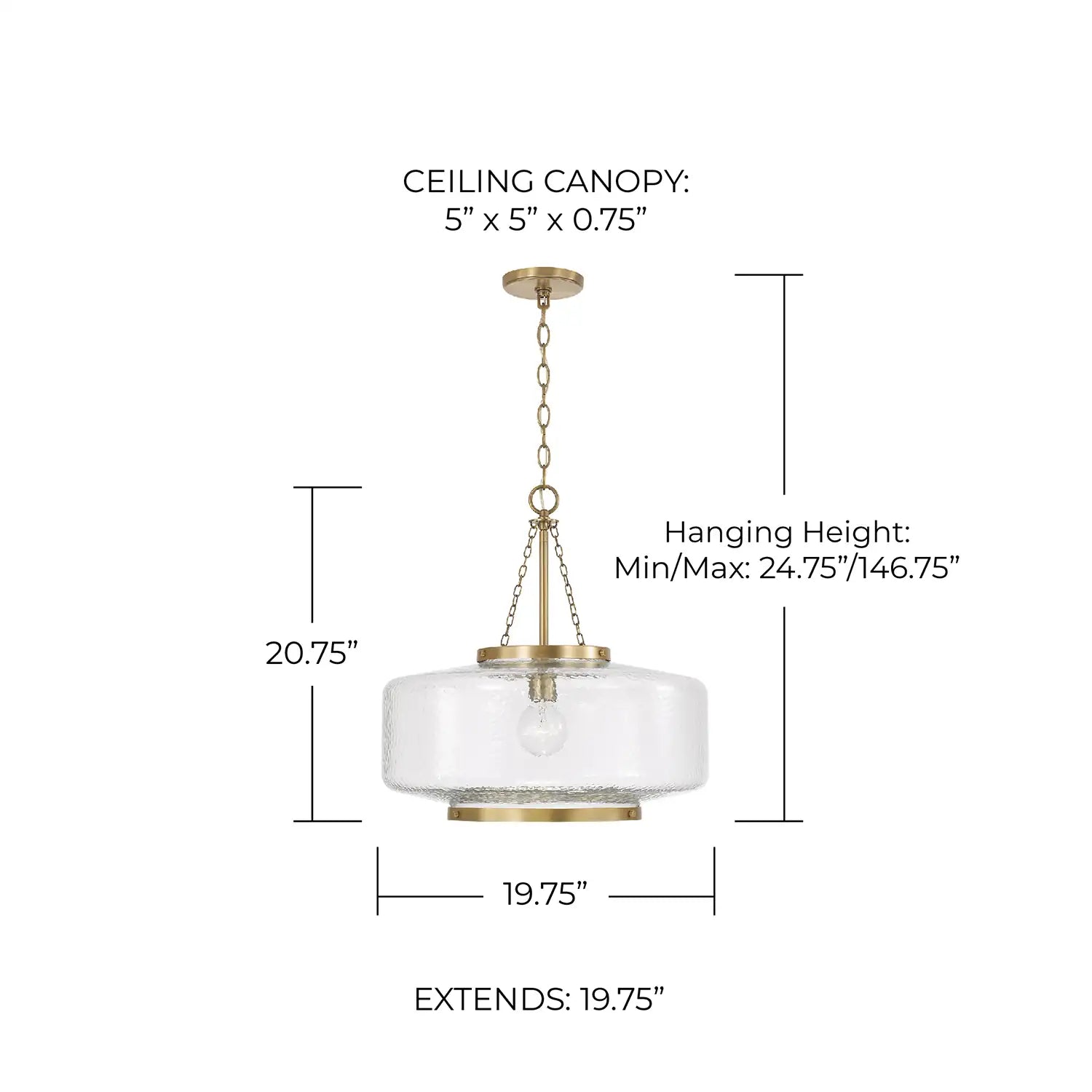 CAPITAL LIGHTING, LANDON PENDANT, PENDANT LIGHT