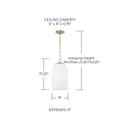 CAPITAL LIGHTING, CLEO PENDANT, PENDANT LIGHT