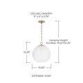 CAPITAL LIGHTING, CLEO PENDANT, PENDANT LIGHT
