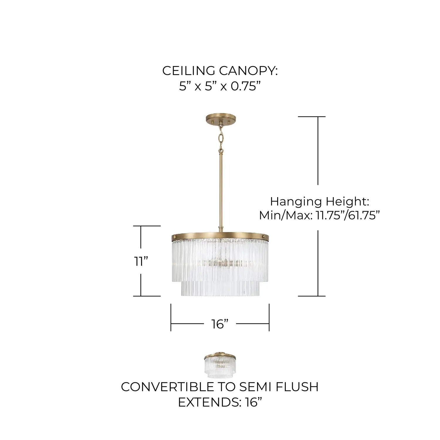 CAPITAL LIGHTING, VAUGHN PENDANT, PENDANT LIGHT
