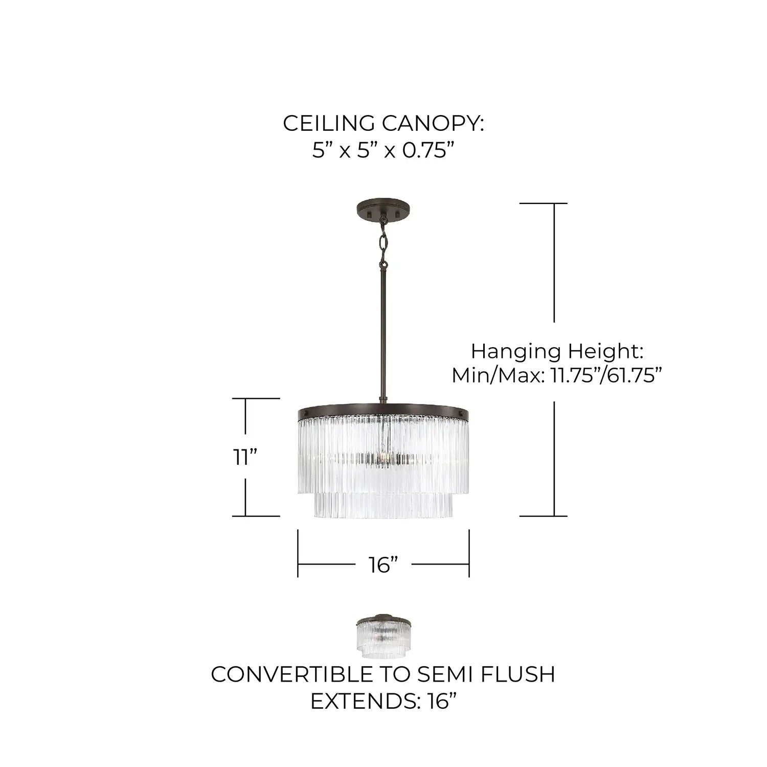 CAPITAL LIGHTING, VAUGHN PENDANT, PENDANT LIGHT