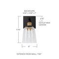 CAPITAL LIGHTING, FALLON SCONCE, WALL SCONCES