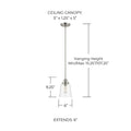 CAPITAL LIGHTING, FALLON PENDANT, PENDANT LIGHT