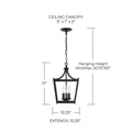 CAPITAL LIGHTING, STANTON FOYER, PENDANT LIGHT