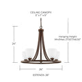 CAPITAL LIGHTING, JAMESON CHANDELIER, CHANDELIER LIGHT