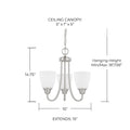 CAPITAL LIGHTING, TRENTON CHANDELIER, CHANDELIER LIGHT