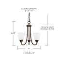 CAPITAL LIGHTING, TRENTON CHANDELIER, CHANDELIER LIGHT