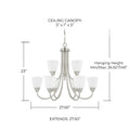 CAPITAL LIGHTING, TRENTON CHANDELIER, CHANDELIER LIGHT
