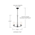 CAPITAL LIGHTING, DIXON CHANDELIER, CHANDELIER LIGHT
