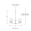 CAPITAL LIGHTING, DIXON CHANDELIER, CHANDELIER LIGHT